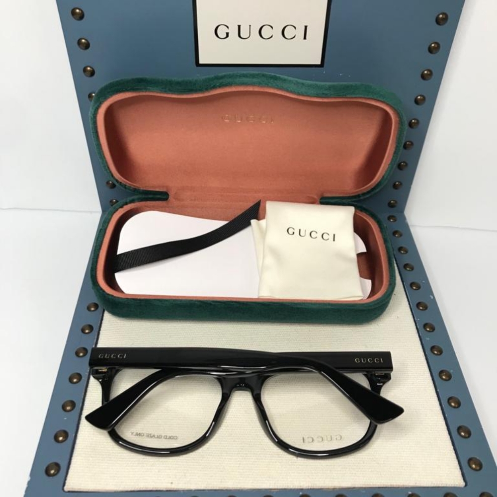 New 💯 Authentic Gucci Demo Square Men's Eyeglasses GG1344O 005 - Picture 9 of 12